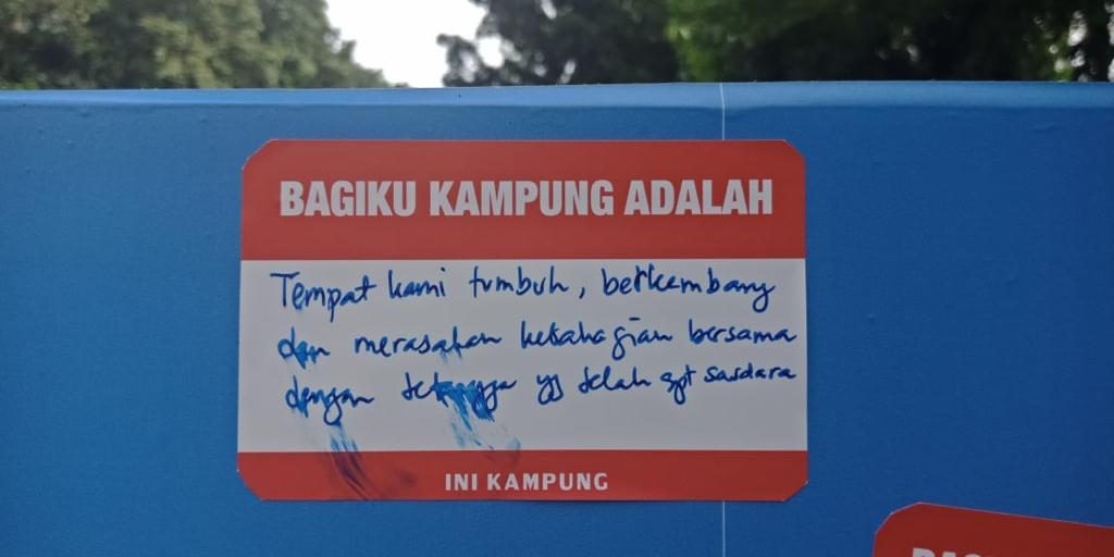 Definisi Kampung Kota menurut Gubernur Anies